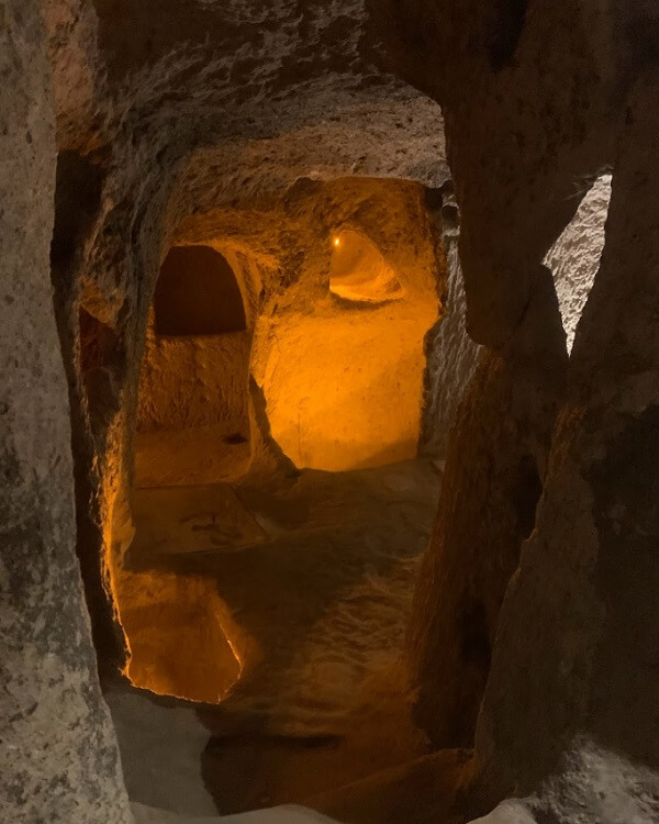 Подземный город Каймаклы, Невшехир, Турция 5
