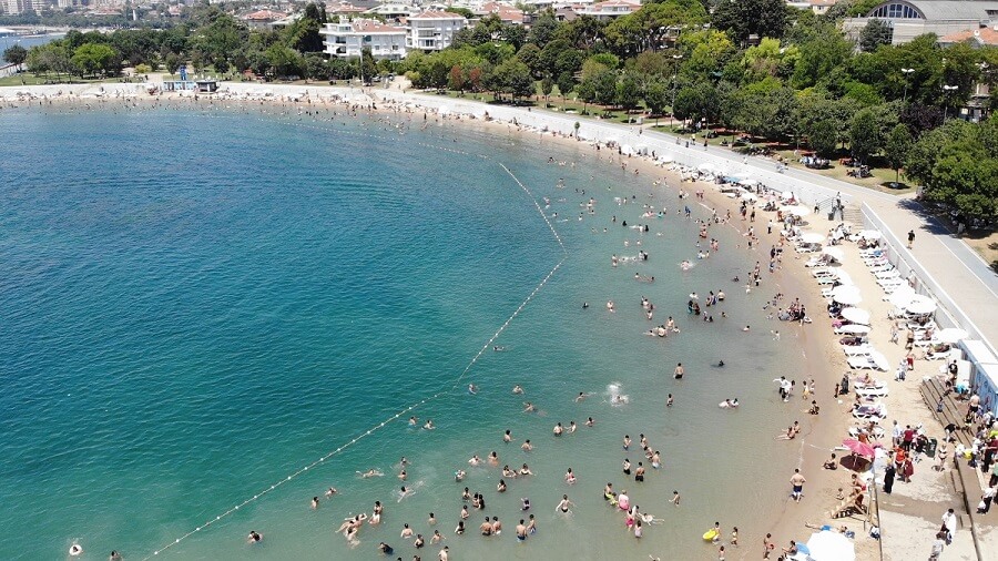 Пляжи Кадыкёй (Kadıköy Caddebostan Plajı)