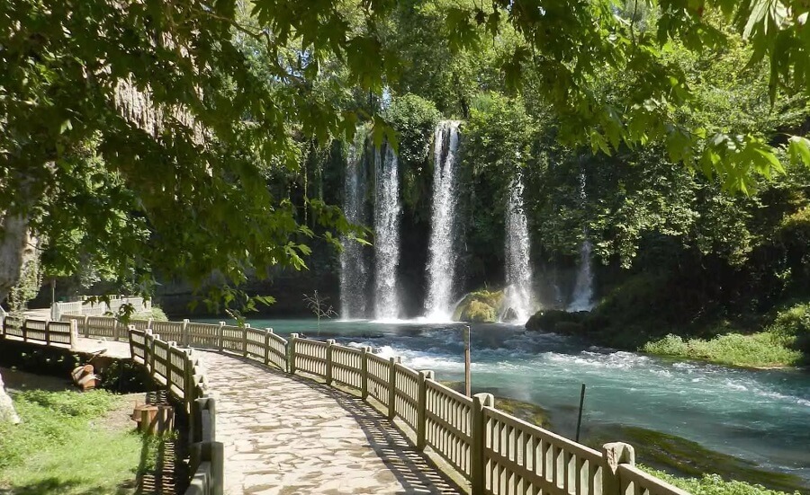 Водопад Дюден в Анталии Кепез - Düden Şelalesi - Kepez Antalya